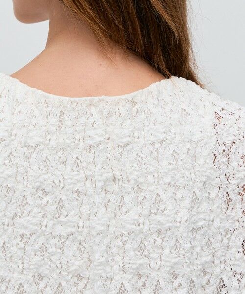 TOMORROWLAND / トゥモローランド カットソー（半袖以外） | ストレッチレース ギャザーノースリーブプルオーバー | 詳細8