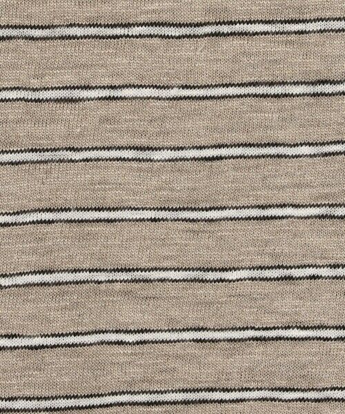 TOMORROWLAND / トゥモローランド Tシャツ | リネンボーダー ハーフスリーブTシャツ | 詳細9