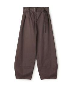 TOMORROWLAND / トゥモローランド その他パンツ | コットンポリエステルビンテージギャバジン ベルトワイドパンツ