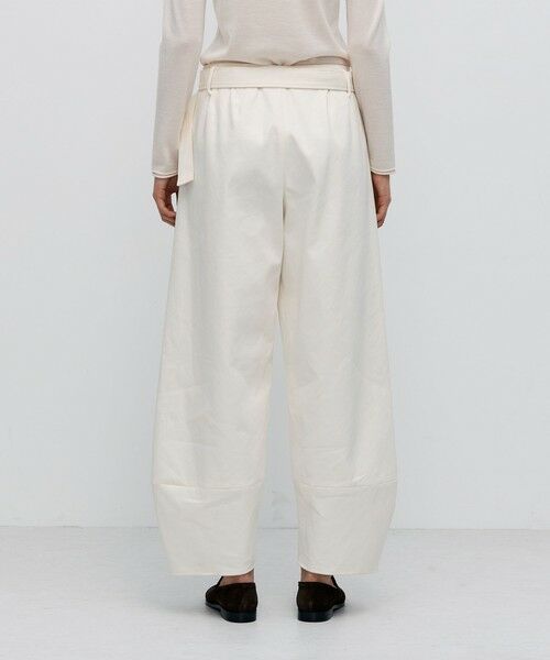 TOMORROWLAND / トゥモローランド その他パンツ | コットンポリエステルビンテージギャバジン ベルトワイドパンツ | 詳細4