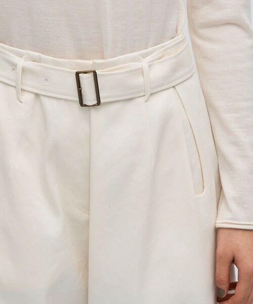 TOMORROWLAND / トゥモローランド その他パンツ | コットンポリエステルビンテージギャバジン ベルトワイドパンツ | 詳細5