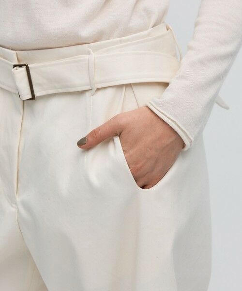 TOMORROWLAND / トゥモローランド その他パンツ | コットンポリエステルビンテージギャバジン ベルトワイドパンツ | 詳細7