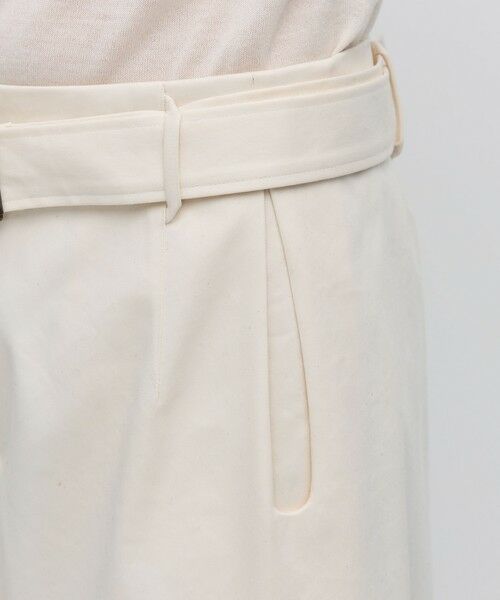 TOMORROWLAND / トゥモローランド その他パンツ | コットンポリエステルビンテージギャバジン ベルトワイドパンツ | 詳細8
