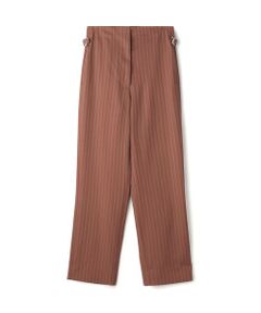 TOMORROWLAND / トゥモローランド その他パンツ | ストライプギャバ ハイウエストストレートパンツ