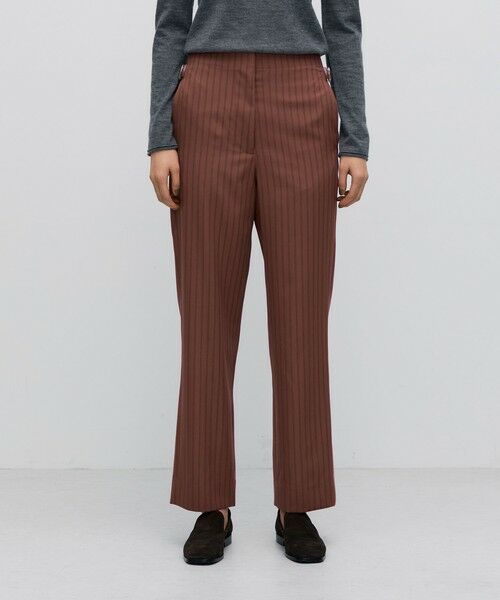 TOMORROWLAND / トゥモローランド その他パンツ | ストライプギャバ ハイウエストストレートパンツ | 詳細2