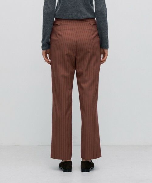 TOMORROWLAND / トゥモローランド その他パンツ | ストライプギャバ ハイウエストストレートパンツ | 詳細4