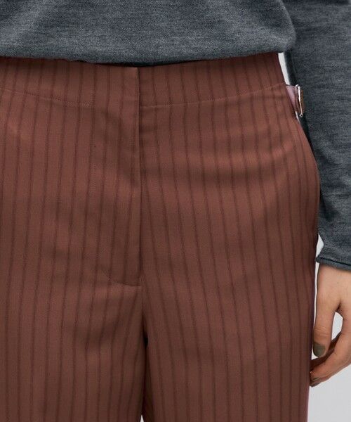 TOMORROWLAND / トゥモローランド その他パンツ | ストライプギャバ ハイウエストストレートパンツ | 詳細5