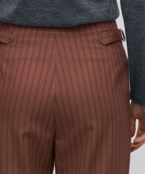 TOMORROWLAND / トゥモローランド その他パンツ | ストライプギャバ ハイウエストストレートパンツ | 詳細6