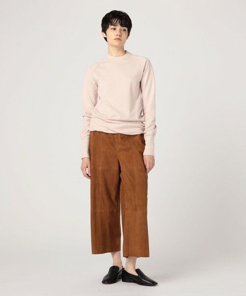 TOMORROWLAND / トゥモローランド その他パンツ | ゴートスエード イージーワイドパンツ | 詳細1