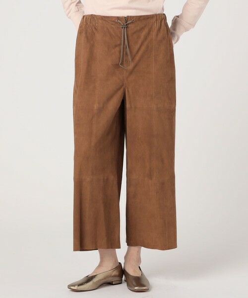 TOMORROWLAND / トゥモローランド その他パンツ | ゴートスエード イージーワイドパンツ | 詳細2