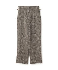TOMORROWLAND / トゥモローランド その他パンツ | ライトツイード ハイウエストストレートパンツ