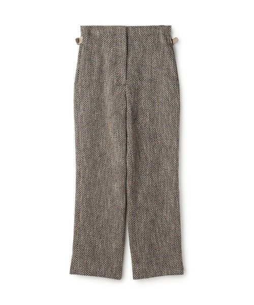 TOMORROWLAND / トゥモローランド その他パンツ | ライトツイード ハイウエストストレートパンツ(48 ブラウン系)
