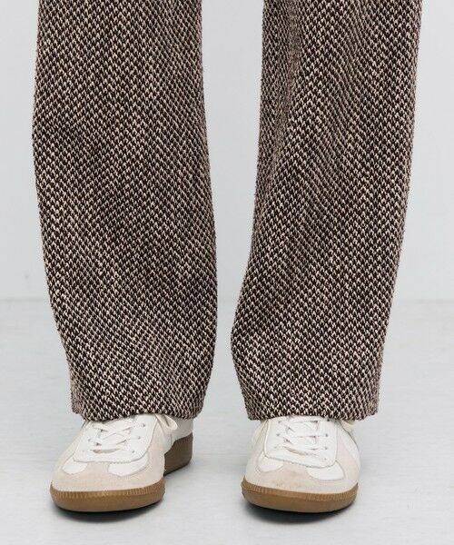 TOMORROWLAND / トゥモローランド その他パンツ | ライトツイード ハイウエストストレートパンツ | 詳細10