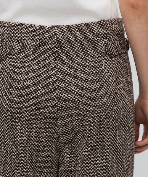 TOMORROWLAND / トゥモローランド その他パンツ | ライトツイード ハイウエストストレートパンツ | 詳細7