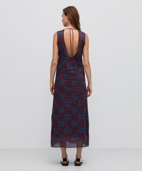 TOMORROWLAND / トゥモローランド ロング・マキシ丈ワンピース | コットンオーガンジープリント ロングワンピース | 詳細3