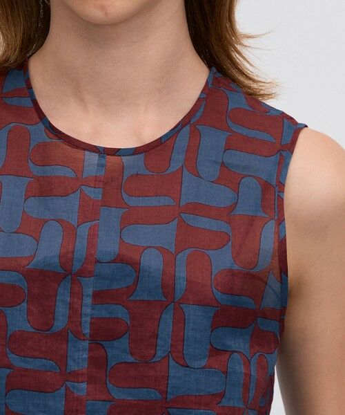 TOMORROWLAND / トゥモローランド ロング・マキシ丈ワンピース | コットンオーガンジープリント ロングワンピース | 詳細4