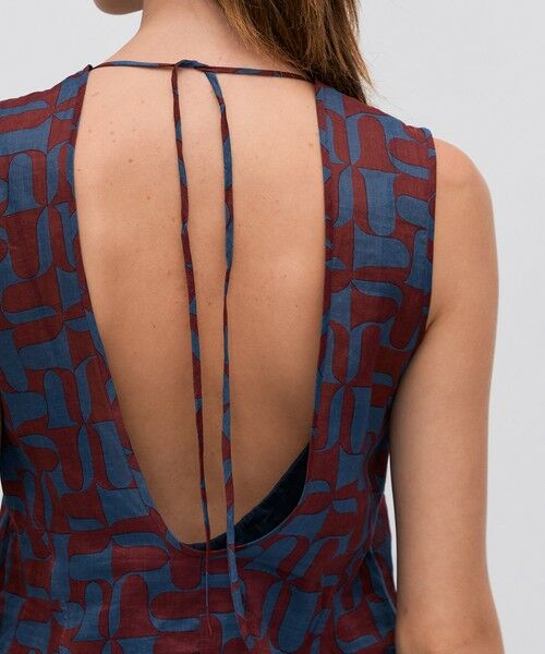 TOMORROWLAND / トゥモローランド ロング・マキシ丈ワンピース | コットンオーガンジープリント ロングワンピース | 詳細5