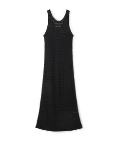 TOMORROWLAND / トゥモローランド ロング・マキシ丈ワンピース | パイルレース ノースリーブロングドレス