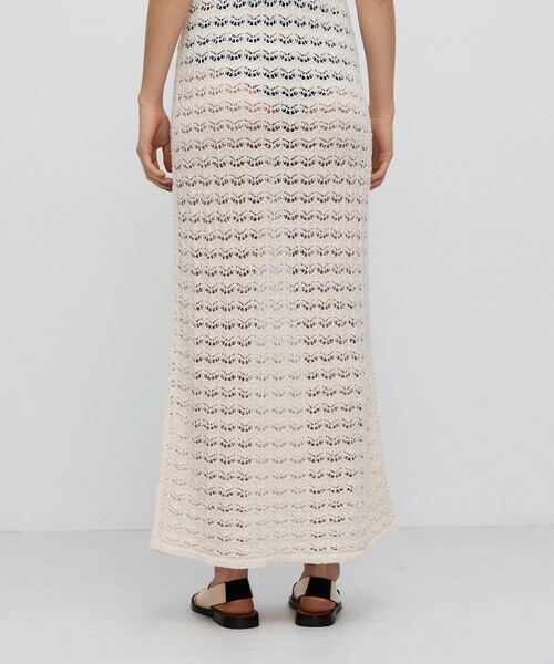 TOMORROWLAND / トゥモローランド ロング・マキシ丈ワンピース | パイルレース ノースリーブロングドレス | 詳細4