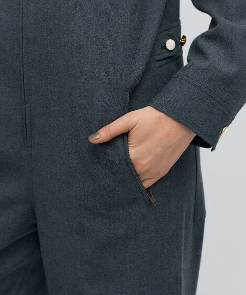 TOMORROWLAND / トゥモローランド サロペット・オールインワン | ウールコットンフランネル オールインワン | 詳細7