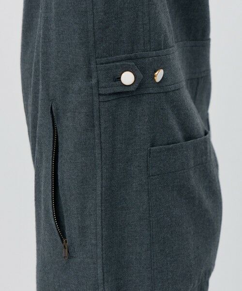 TOMORROWLAND / トゥモローランド サロペット・オールインワン | ウールコットンフランネル オールインワン | 詳細9