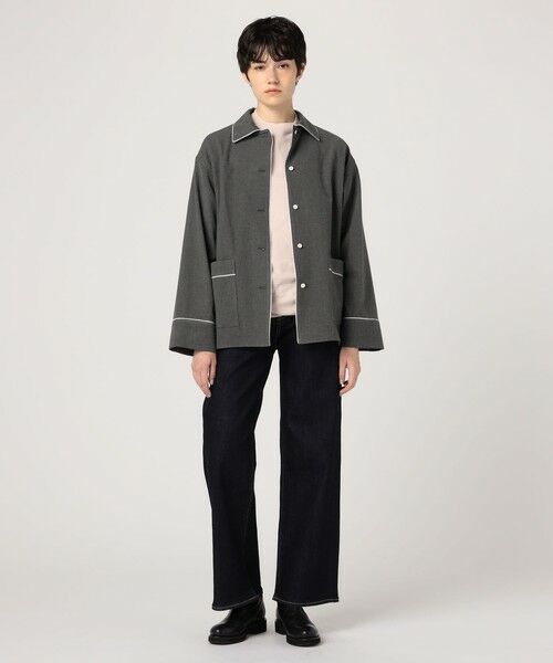 TOMORROWLAND / トゥモローランド その他アウター | ウールコットンフランネル パジャマシャツ | 詳細1