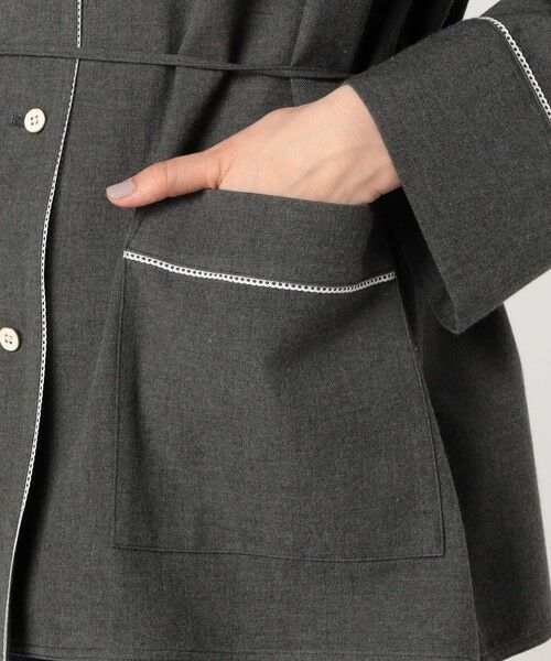 TOMORROWLAND / トゥモローランド その他アウター | ウールコットンフランネル パジャマシャツ | 詳細10