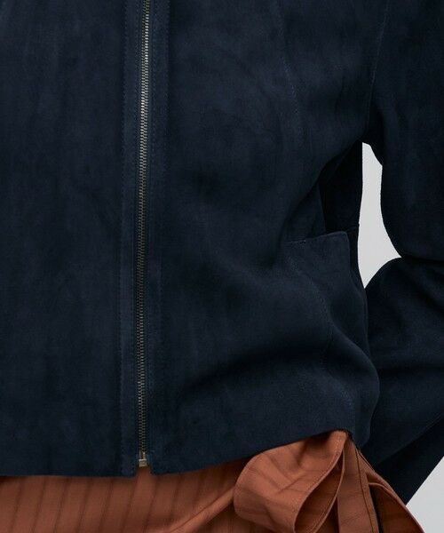 TOMORROWLAND / トゥモローランド ブルゾン | ゴートスエード ショートジップブルゾン | 詳細10