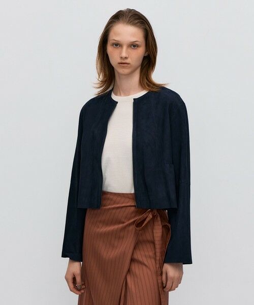 TOMORROWLAND / トゥモローランド ブルゾン | ゴートスエード ショートジップブルゾン | 詳細2