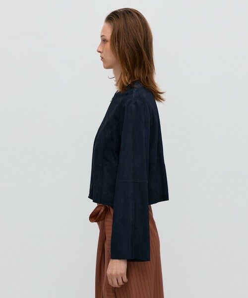 TOMORROWLAND / トゥモローランド ブルゾン | ゴートスエード ショートジップブルゾン | 詳細3