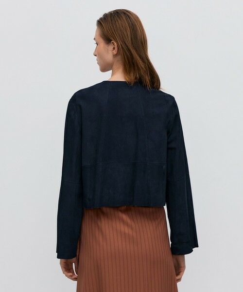 TOMORROWLAND / トゥモローランド ブルゾン | ゴートスエード ショートジップブルゾン | 詳細4