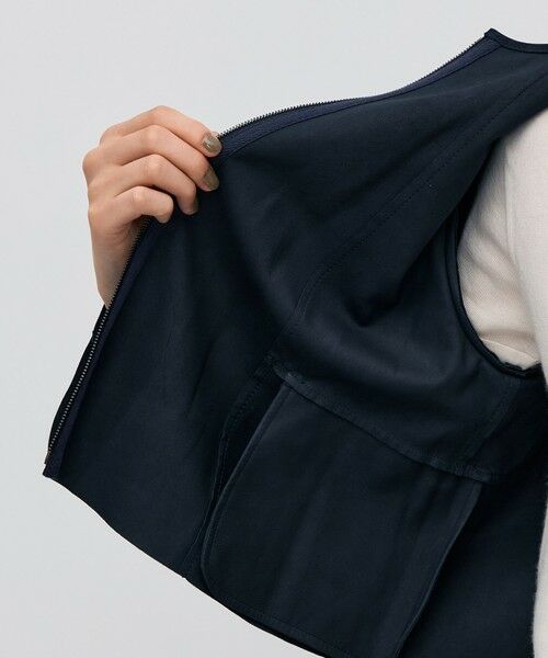 TOMORROWLAND / トゥモローランド ブルゾン | ゴートスエード ショートジップブルゾン | 詳細5