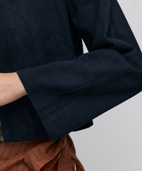 TOMORROWLAND / トゥモローランド ブルゾン | ゴートスエード ショートジップブルゾン | 詳細8