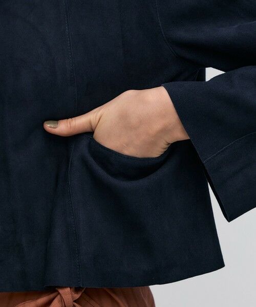 TOMORROWLAND / トゥモローランド ブルゾン | ゴートスエード ショートジップブルゾン | 詳細9