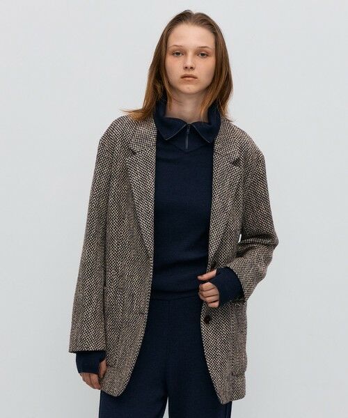 TOMORROWLAND / トゥモローランド テーラードジャケット | ライトツイード コートジャケット | 詳細2