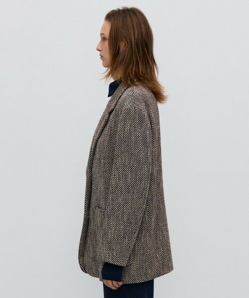 TOMORROWLAND / トゥモローランド テーラードジャケット | ライトツイード コートジャケット | 詳細3