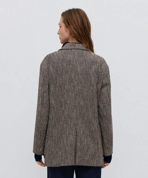 TOMORROWLAND / トゥモローランド テーラードジャケット | ライトツイード コートジャケット | 詳細4