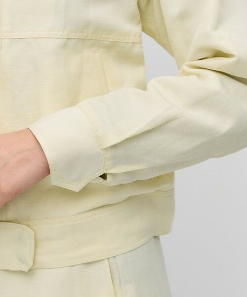 TOMORROWLAND / トゥモローランド ブルゾン | ナイロンリネンビンテージギャバジン ジップアップブルゾン | 詳細12