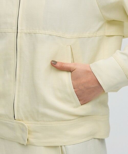 TOMORROWLAND / トゥモローランド ブルゾン | ナイロンリネンビンテージギャバジン ジップアップブルゾン | 詳細13
