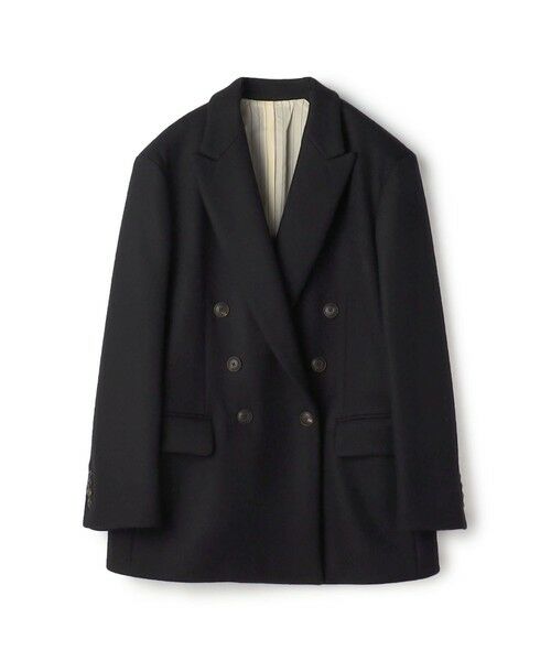 WEB先行予約】ウールメルトン ジャケットコート （テーラード