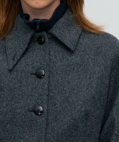 TOMORROWLAND / トゥモローランド その他アウター | ウールメルトン ワンピースロングコート | 詳細6