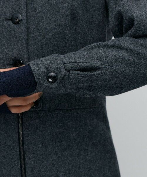 TOMORROWLAND / トゥモローランド その他アウター | ウールメルトン ワンピースロングコート | 詳細8