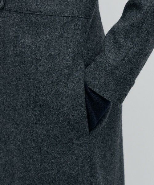TOMORROWLAND / トゥモローランド その他アウター | ウールメルトン ワンピースロングコート | 詳細9
