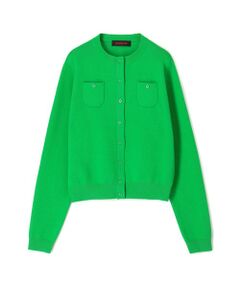 TOMORROWLAND / トゥモローランド カーディガン・ボレロ | コットンカシミヤ クルーネックカーディガン