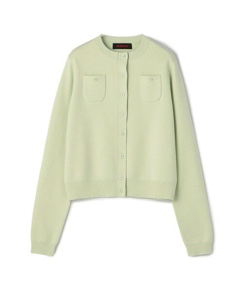 オールドダービー アランニット クルーネック カーディガン Ｍ モスグリーン d WEAR クルーネック ウールカーディガン・ダークグリーン・S