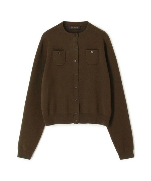 TOMORROWLAND / トゥモローランド カーディガン・ボレロ | コットンカシミヤ クルーネックカーディガン（59 ダークグリーン）
