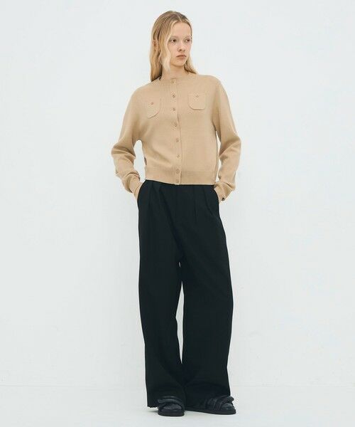 TOMORROWLAND / トゥモローランド カーディガン・ボレロ | コットンカシミヤ クルーネックカーディガン | 詳細1