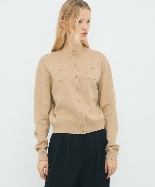 TOMORROWLAND / トゥモローランド カーディガン・ボレロ | コットンカシミヤ クルーネックカーディガン | 詳細2