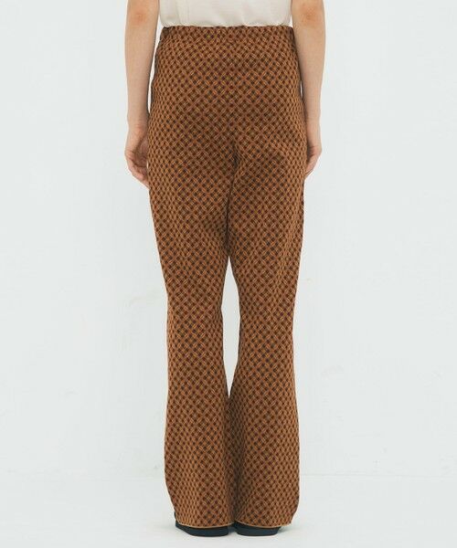 TOMORROWLAND / トゥモローランド ニット・セーター | コットンポリエステル チェックジャカード セミフレアニットパンツ | 詳細4