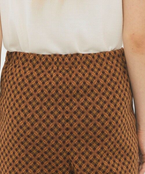 TOMORROWLAND / トゥモローランド ニット・セーター | コットンポリエステル チェックジャカード セミフレアニットパンツ | 詳細6